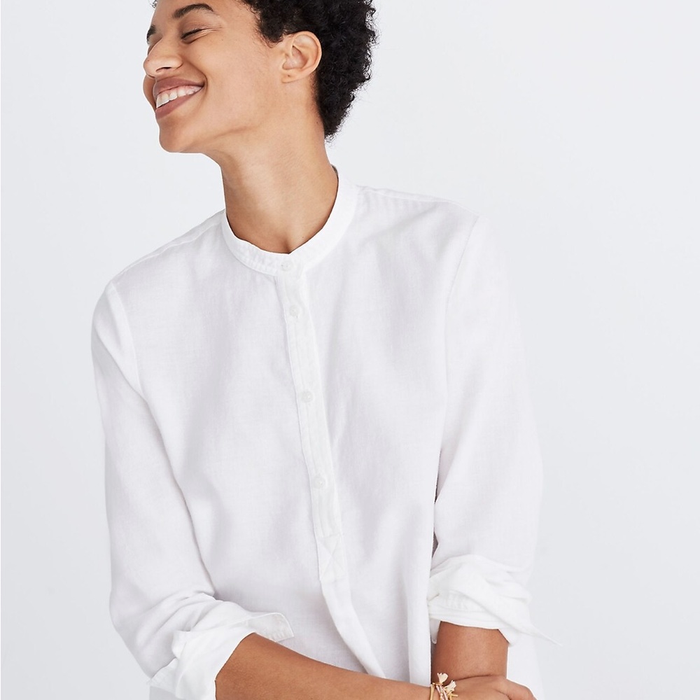 Madewell Wellspring Tunic Popover Shirt